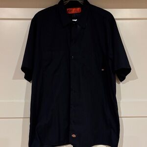 Dickies Men's Dark blue Button Down Shirt